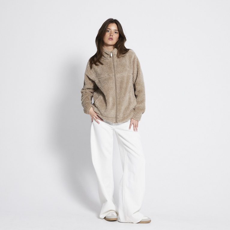 Teddy jacket "Cosy" Beige